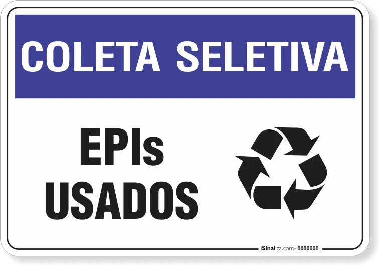 Coleta seletiva de EPIs usados